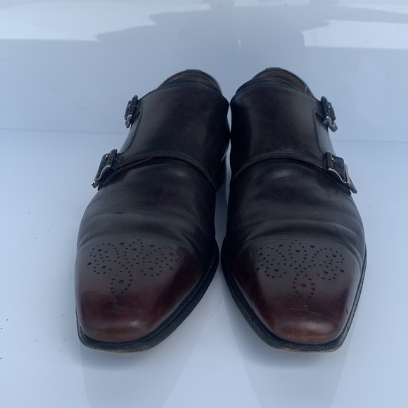 Double Monk Strap Dress shoes by Magnanni Sz 9M - Picture 4 of 16